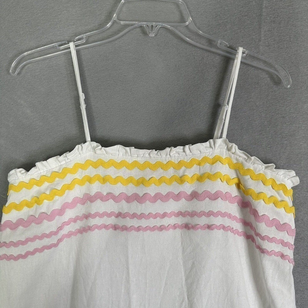 Lisa Marie Fernandez Target Dress Women Sz Small Mini Sundress Summer Rick Rack - Picture 7 of 15